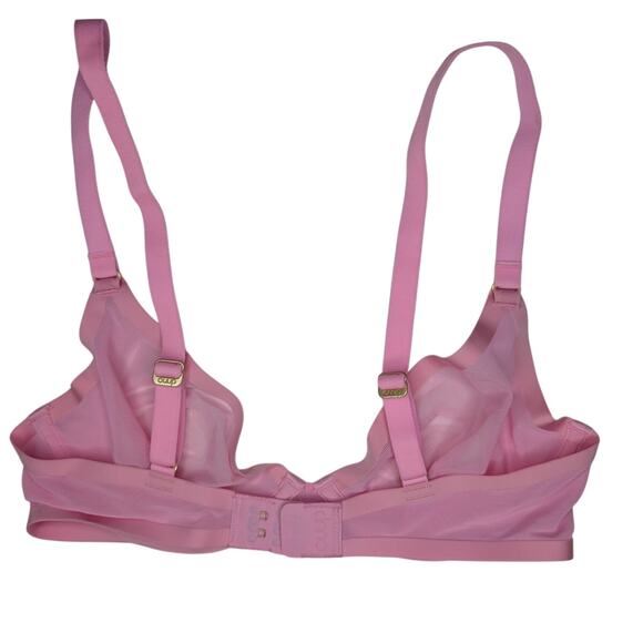 CUUP The Plunge Mesh Bra Rose Pink 30C - Picture 3 of 7